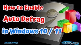 How to Enable Auto Defrag in Windows 10  11 Tutorial [upl. by Rennat]