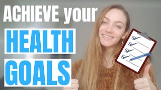 How to set your HEALTH and WEIGHT LOSS GOALS for 2020 and ACTUALLY achieve them  Edukale [upl. by Jasper480]