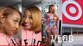 VLOG TARGET HAUL  PROTEIN HAIR TREATMENT  GRWM  POST OP APPOINTMENT UPDATE  ULTA HAUL [upl. by Annaeirb]