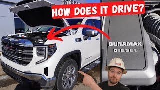 GMC Sierra 1500 30 Duramax Diesel HEAVY DIESEL Mechanic Reviews  How Does It Drives [upl. by Lamok]