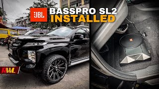 JBL Basspro SL2 Subwoofer Installed on the Montero Sport [upl. by Horton]