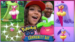 SHINY BOUNSWEET COMMUNITY DAY POKÉMON GO [upl. by Aner]