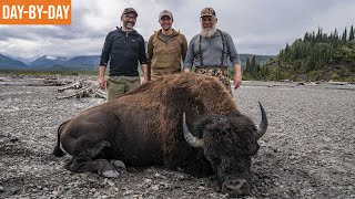 BISON DOWN  Alaska Bison Float Hunt Ep3 [upl. by Inahpets]