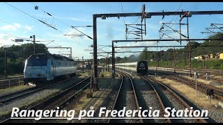 FührerstandsmitfahrtFørerrumsfilm Speciel Rangering i Fredericia [upl. by Armil55]