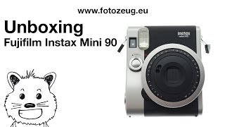 Fujifilm Instax Mini 90 Neo Classic  Unboxing [upl. by Hallagan]