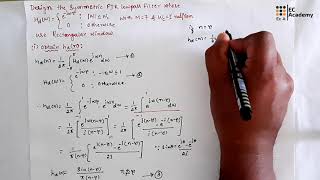 DSP58 Problem on FIR filter using Rectangular window  EC Academy [upl. by Elleirbag628]