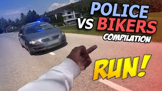 BIKERS VS COPS  Best Motorcycle Police Chase Compilation 2024 [upl. by Pomeroy]