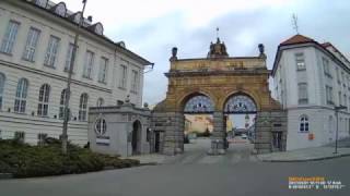 CZ Plzeň Pilsen Driving from City Center to Černice area March 2017 [upl. by Kellen544]