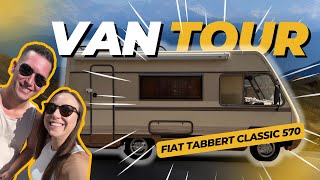 🚌 VAN TOUR Autocaravana retro Fiat  Recorrido Completo 🧡 🎥 [upl. by Nally]