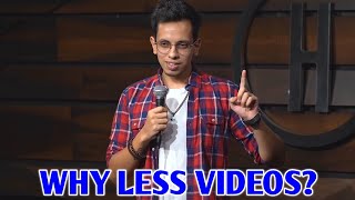 Why Stand up Comedians Post less Videos on YouTube  YashRathi9 Standup Comedy Facts shorts [upl. by Toffey]