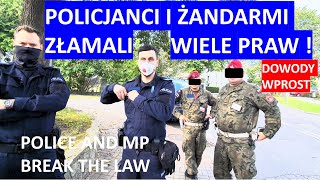 Policja i ŻW łamią wiele praw Próba kryminalizowania obywatela podczas interwencji 11 [upl. by Eiluj]