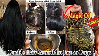 മുടി ഉള്ളോടെ തഴച്ചു വളരാൻ Rosemary Oil💯Affordable HairCare Routine For Faster HairGrowth haircare [upl. by Harbour123]