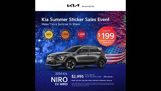 Kia 4th of July Sale Extended  Forte Soul Seltos NiroEV Sportage EV6  Serramonte Kia [upl. by Morehouse]