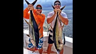 Offshore Fishing  Destin FL  Yellowfin Tuna and Bonita  GoPro [upl. by Omsare860]