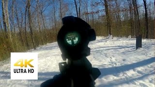 4K POV Look Through Bushnell TRS25 on AR15 [upl. by Nnairet]