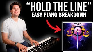 How to Play quotHold The Linequot by Toto  Piano Tutorial and Breakdown [upl. by Arrek533]