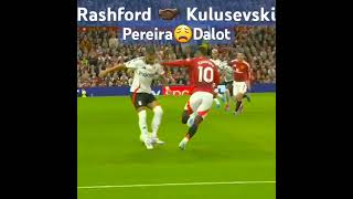 marcusrashford 🤝🏿 kulusevski football skills shorts manutd fulham tottenham epl [upl. by Nnaeilsel]