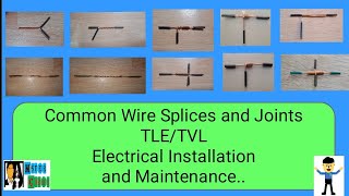 Common Wire Splices and Joints New Steps and Techniques in making Splices and Joints TLETVL EIM [upl. by Manard360]