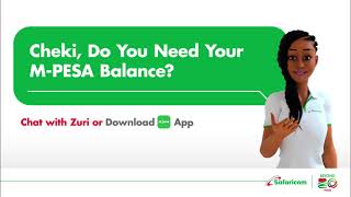 How to Check Your MPESA Balance  JichanueAndTakeControl [upl. by Nasar]