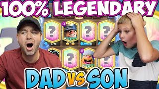 LEGENDARY CARDS ONLY Clash Royale BATTLE [upl. by Callie]