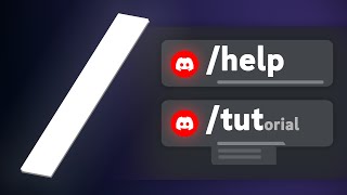 How to make Slash Commands for your Discord Bot Discordjs [upl. by Dihsar]