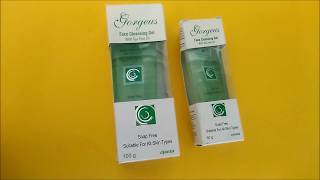 Review of Gorgeus Face Cleansing Gel English  ClickOnCare [upl. by Haldes]