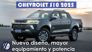 Nueva Chevrolet S10 2025  Todo lo que cambió  Versiones equipamiento motor prestaciones [upl. by Amlas]