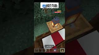 Hot tub🥶 minecraft build viralvideo [upl. by Marsha]