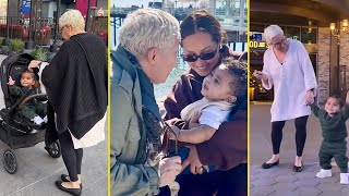 Adrienne Bailon Son Ever James Hanging Out And Dance With Her Grandma🥰💃🏾 [upl. by Algar]