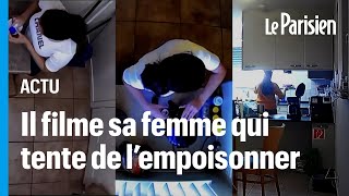 Piégée par une caméra elle tentait d’empoisonner le café de son mari avec de l’eau de Javel [upl. by Lombardo]