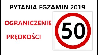 🔴🔴Pytania egzaminacyjne z testów na prawo jazdy 🔴🔴 dopuszczalne prędkości🏎czI [upl. by Lymn]