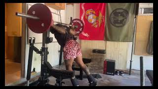 ROAD TO ALL STARZ 1  BIG SQUAT  WORKING HOOK GRIP [upl. by Inaliak]