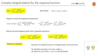 Derivation of Kramers Kronig relations for refractive index [upl. by Kitchen]