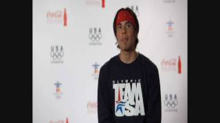 Apolo Ohno 2010 Winter Olympics Interview Part 2 [upl. by Echo457]