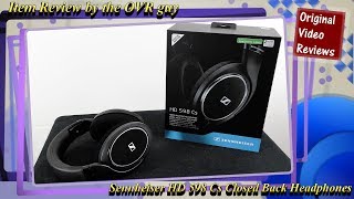 Sennheiser HD 598 Cs Closed Back Headphones Review [upl. by Kcirrem]