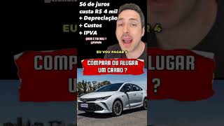 Compensa mais alugar ou comprar um carro  tiohuli otiohuli [upl. by Yelahc128]