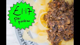 VEGAN BOLOGNESE  SKINT  EPISODE 2  FOOD BUSKER  John Quilter [upl. by Enneillij]