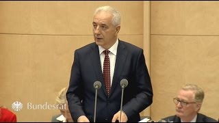 Rede von Bundesratspräsident Stanislaw Tillich zum Abschluss seiner Präsidentschaft [upl. by Eitteb]