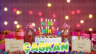 ÇAĞKAN Happy Birthday Song with Names 🌟 Happy Birthday to You [upl. by Eemia]