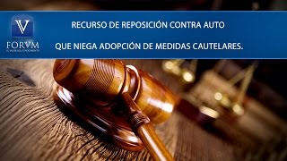 Recurso de reposición contra auto que niega adopción de medidas cautelares  Actualidad Público [upl. by Arata]