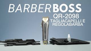 BarberBoss QR2098 il kit definitivo per tagliare barba e capelli da uomo [upl. by Hidie]