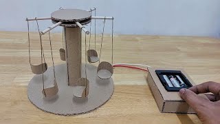 School Science Projects  how to make carnival ride from cardboard [upl. by Amby]