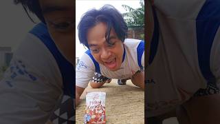 Found a delicious milk candy snack but ran away shorts shortvideo viralvideo [upl. by Anelrad]