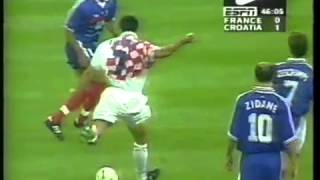 Davor Suker  Croatia X France 1998 Semifinal [upl. by Ivets]