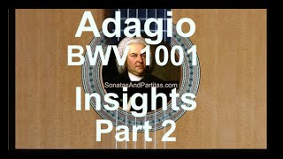 JS Bach Adagio in G Minor BWV 1001 Insights Part 2  Heather DeRome [upl. by Cleo926]