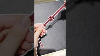 ⚠️ Knot to Know 🪢 The slow tutorial of Qiankun Shengshi knot 🎉 shorts diy knot rope [upl. by Pomfret]