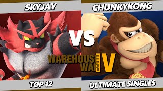 Warehouse War 4  Skyjay Incineroar Vs ChunkyKong Donkey Kong Smash Ultimate  SSBU [upl. by Anyrak]