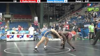 Cadet 138  A Phyllip DeLoach Illinois vs Keegan McCormick Missouri [upl. by Yelyab]