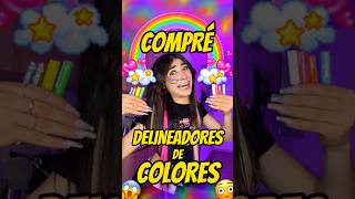 DELINEADORES DE COLORES😱🌈😳🔥 shortsviral [upl. by Reddin]