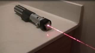 Homemade Laser Lightsaber [upl. by Jacy]